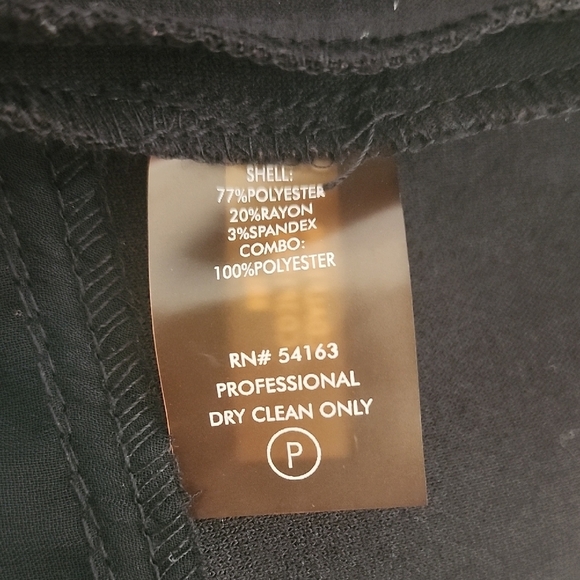 Calvin Klein Black Sleeveless Fit & Flare Dress with Sheer Hem Detail - Picture 9 of 9